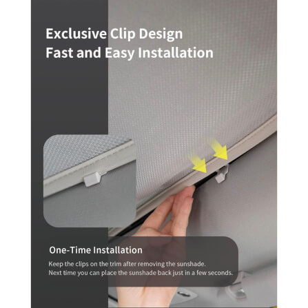 ม่านบังแดดหลังคา JOWUA GLASS ROOF SUNSHADE สำหรับ MODEL Y 2021-2024 สีดำ_5